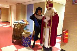 Sint en Piet in De Burcht