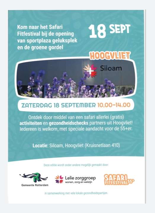Opening Geluksplek Sportplaza Groene Gordel en Safari Fitfestival