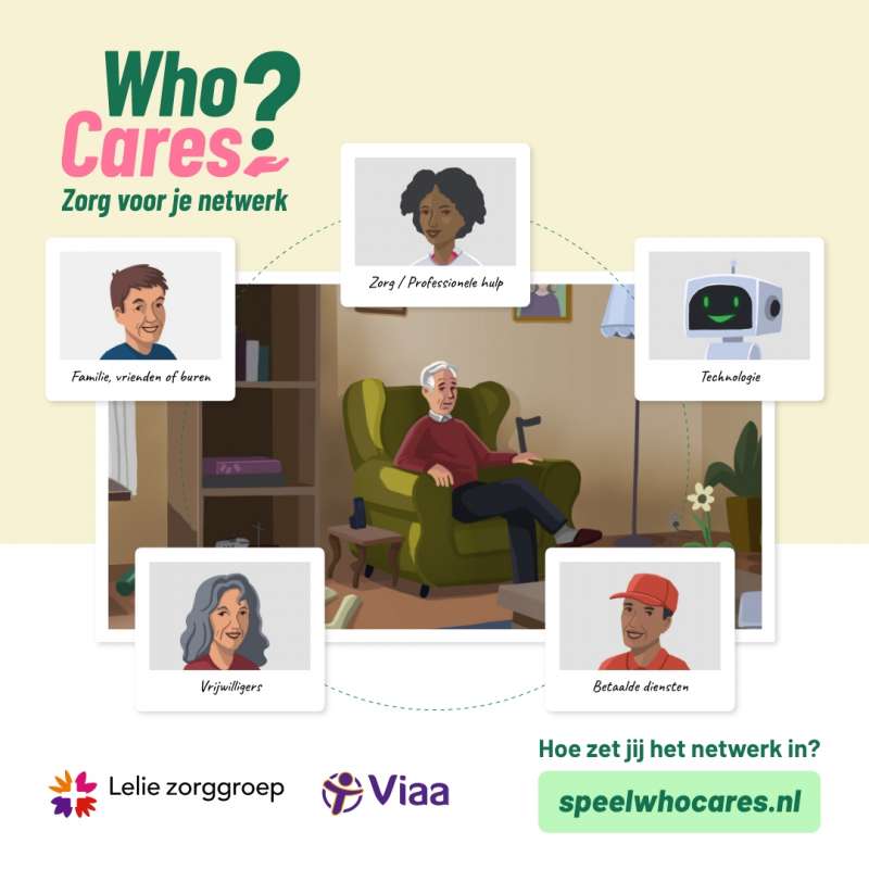 Zorgmedewerkers, studenten en mantelzorgers duiken in de zorg van morgen met onze serious game ‘Who Cares?’